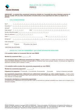 Téléchargez le bulletin de versement individuel