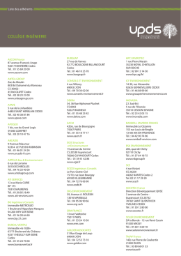 T&eacute;l&eacute;charger la liste compl&egrave;te des adh&eacute;rents