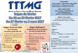 Fiche d`inscription