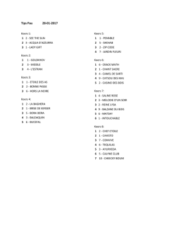 Tips Pau 28-01-2017