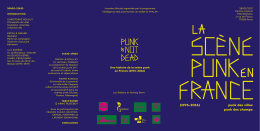 (1976-2016) punk des villes punk des champs