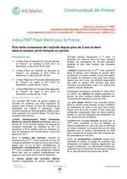 News Release - Markit Economics