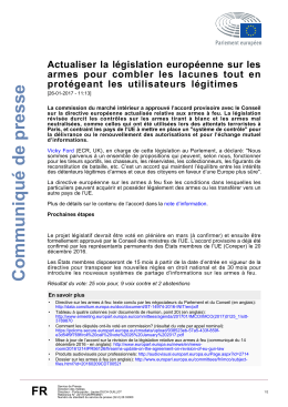 Communiqué de presse