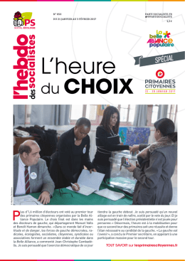 sp&eacute;cial - Parti socialiste