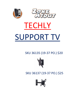 Support TV - Zone Atout