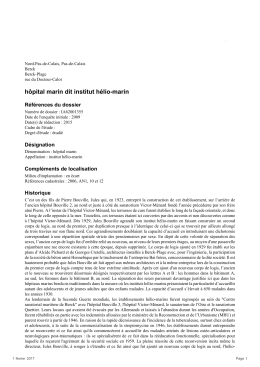 h&ocirc;pital marin dit institut h&eacute;lio-marin