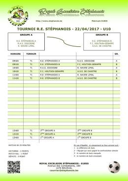 U10 - 22/04/2017