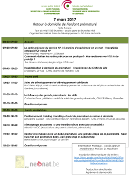 Programme - Health Belgium