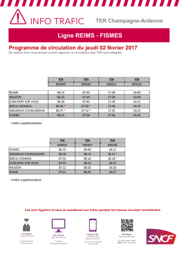 Ligne REIMS - FISMES