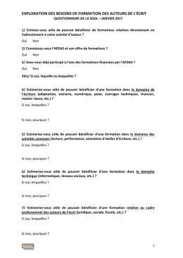 Téléchargez le questionnaire au format