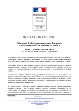 INVITATION PRESSE
