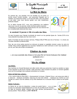 030. Gazette janvier 2017