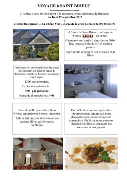 VOYAGE à SAINT BRIEUC - amicale-des