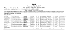Vendredi 27 janvier 2017