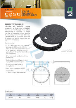 Fiche Technique - POLIECO FRANCE - BR