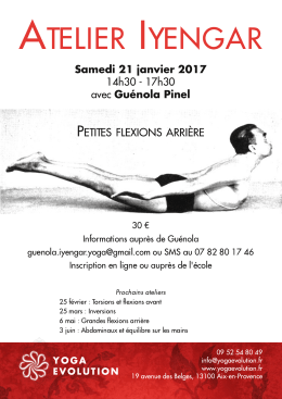 Affiche Atelier Iyengar 20170121