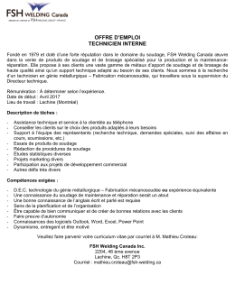 OFFRE D`EMPLOI