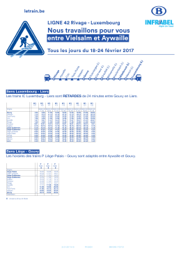 Horaires d&eacute;taill&eacute;s ici