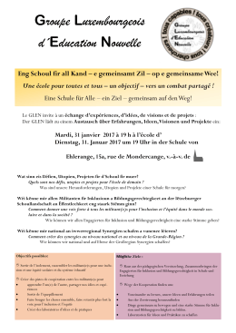 Groupe Luxembourgeois d´Education Nouvelle