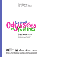 8 pages avant prog - Odyss&eacute;es en Yvelines