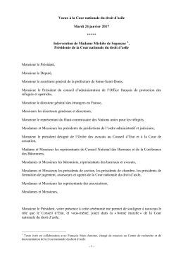 Cour nationale du droit d`asile