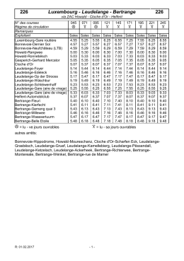 226 Luxembourg - Leudelange