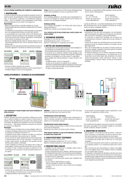 1. BESCHRIJVING 2. TECHNISCHE GEGEVENS 3. WETTELIJKE