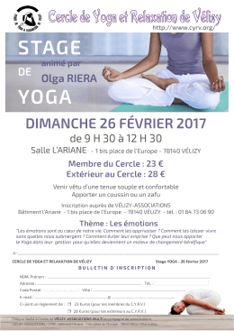 stage d`Olga du 26 février à l`Ariane
