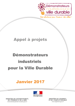 T&eacute;l&eacute;charger le cahier des charges de l`appel &agrave; projets (PDF