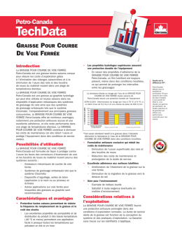 Bulletin TechData - Petro