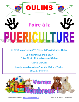 Foire &agrave; la pu&eacute;riculture 2017