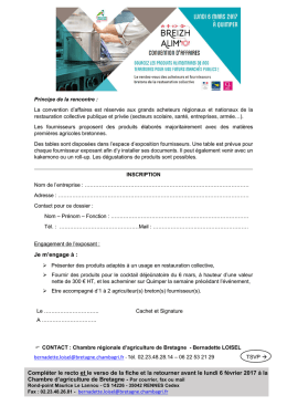 Inscription Breizh`Alim