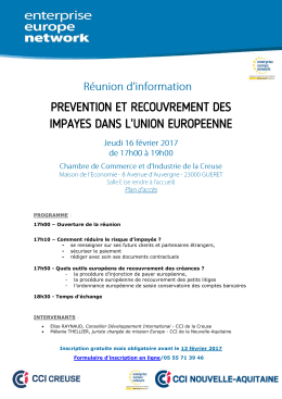 prevention et recouvrement des impayes dans l`union europeenne