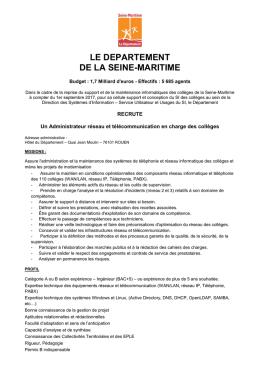 Un(e) Administrateu - Département de la Seine