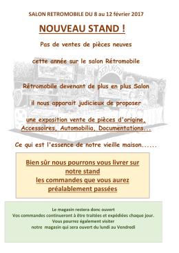 DEPANOTO INFORMATIONS SUR RETROMOBILE.xlsx
