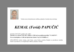 KEMAL (Ferid) PAPUČIĆ