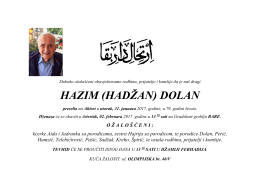 HAZIM (HADŽAN) DOLAN