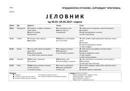 јеловник 30.01