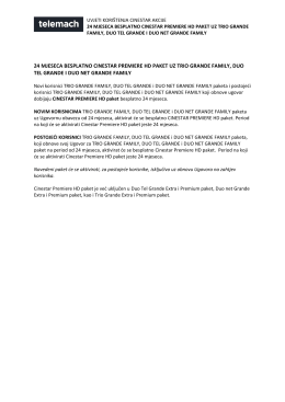 24 mjeseca besplatno cinestar premiere hd paket uz trio