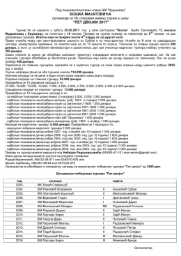 Под покровитељством члана ШК "Крушевац"