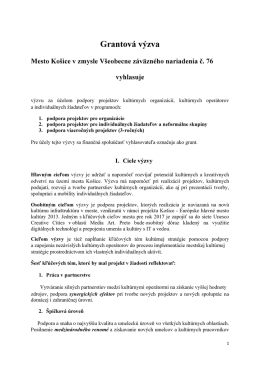 Grantov&aacute; v&yacute;zva