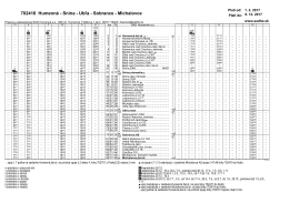 702418 Humenn&eacute; - Snina - Ubľa - Sobrance