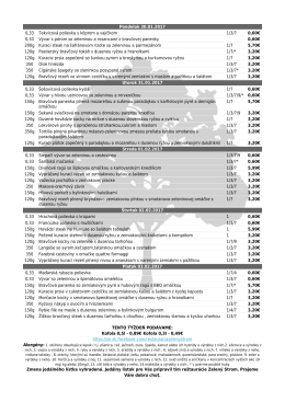 05. t&yacute;ždeň, PDF, 97.79K - Re&scaron;taur&aacute;cia Zelen&yacute; strom, Sabinov