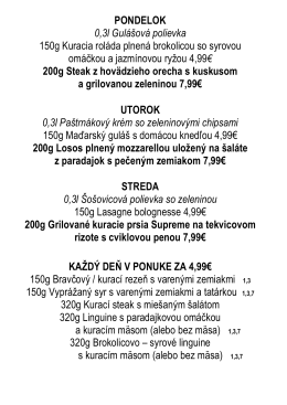 PONDELOK 0,3l Ľahká zeleninová polievka 150g Šošovicový