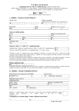 vyhl á senie - FOR Bratislava