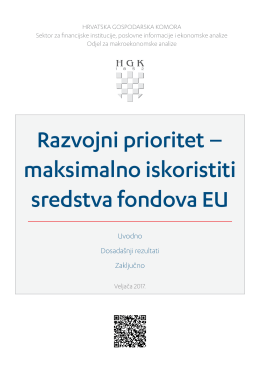 Razvojni priori... - Hrvatska gospodarska komora