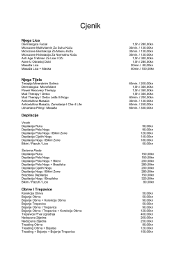 Cjenik - KupiMe