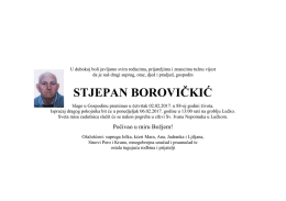 STJEPAN BOROVIČKIĆ