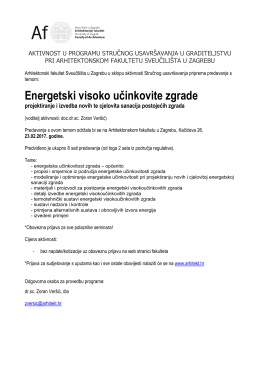 Energetski visoko učinkovite zgrade