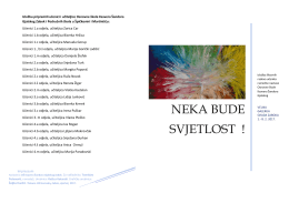 Neka bude svjetlost letak